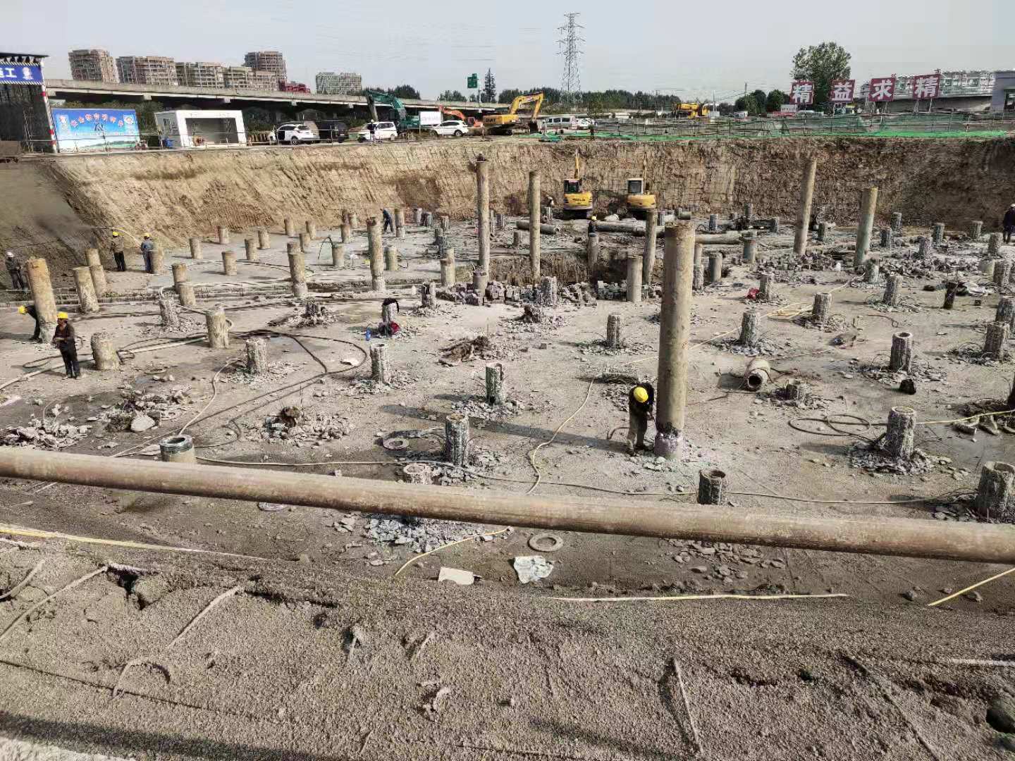 桩头破除 破桩头 桩头破除工程 南京桩头破除