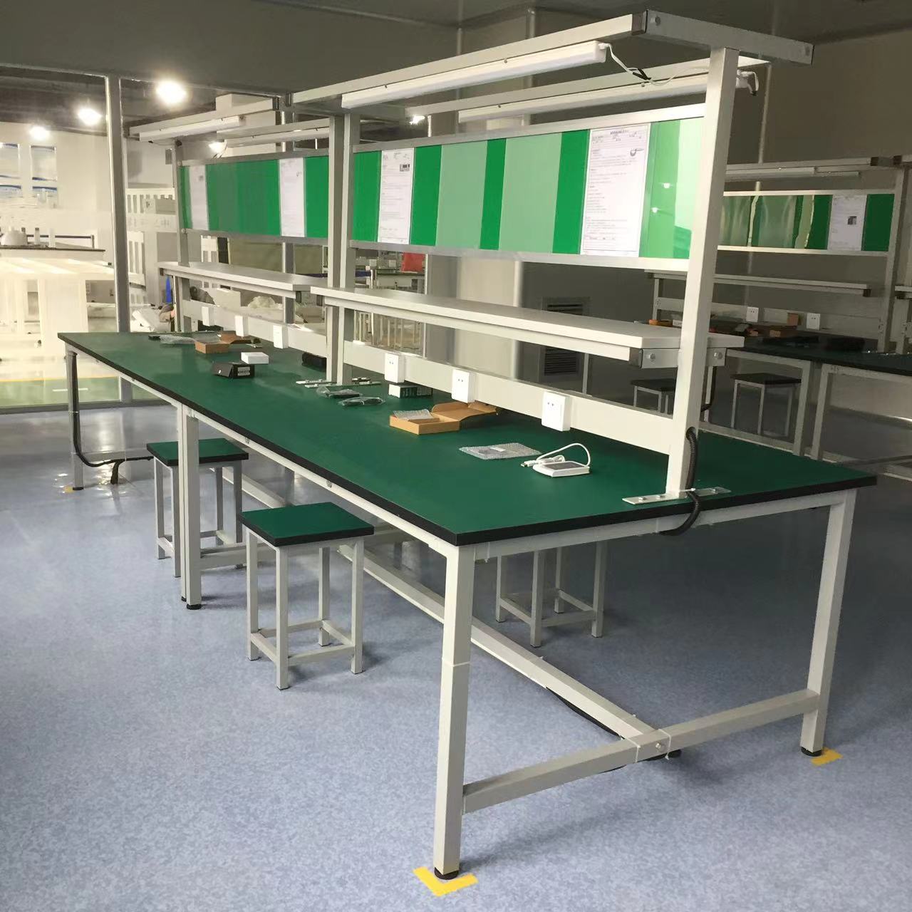 轻型电工维修台多功能工作台钳工操作桌车间检验装配打包实验台