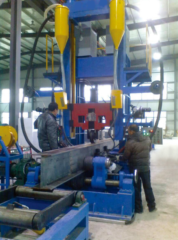 Kemao/科茂 江苏厂家让利供应 H型钢手动自动点焊组立机，组焊校一体机