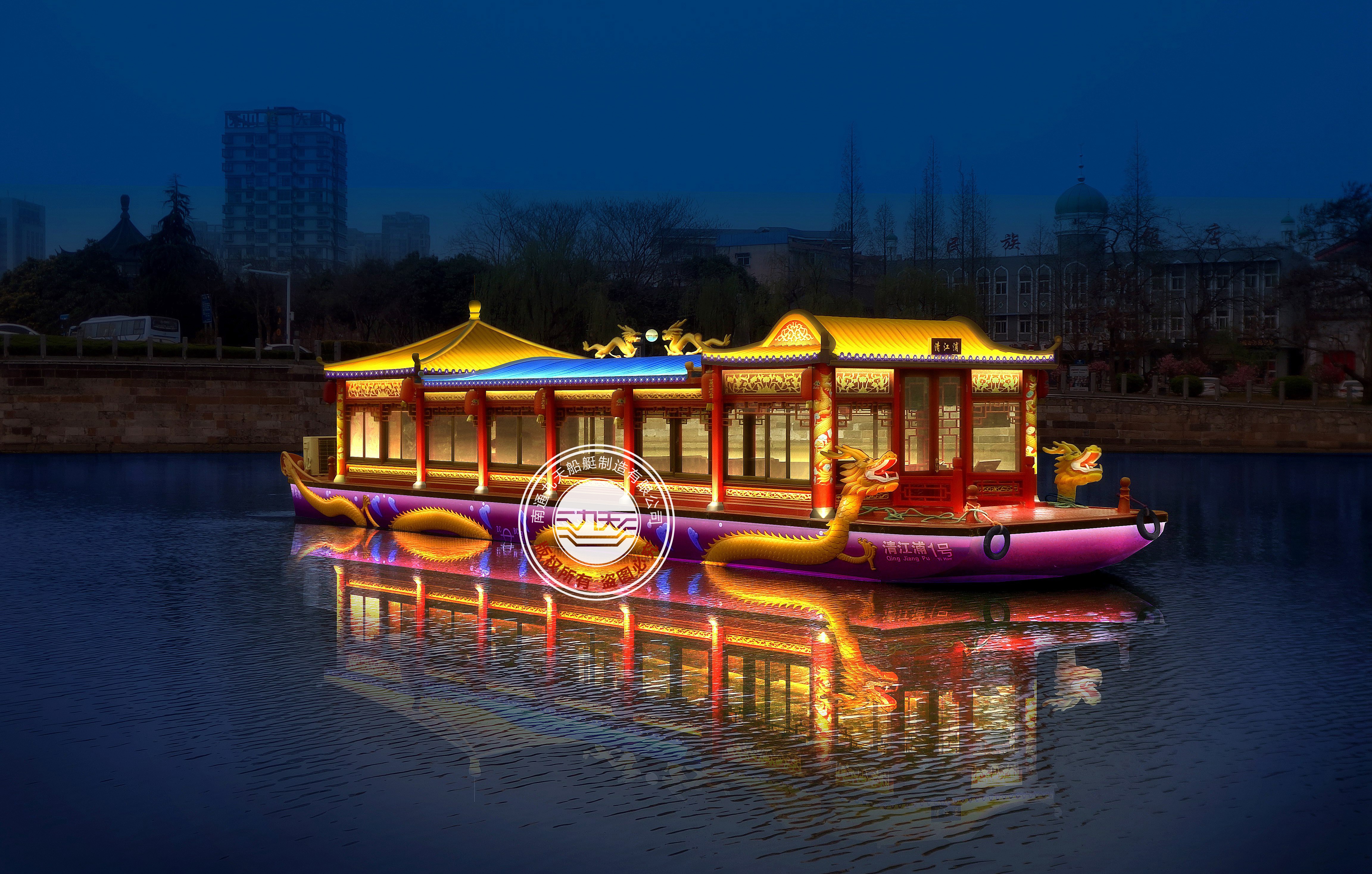 画舫jthf1800仿古画舫 九天生态画舫