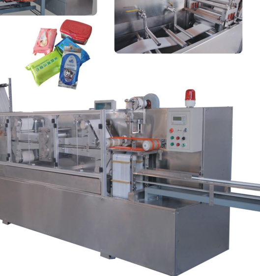 全自动湿巾生产线 大包30-120片婴儿湿巾机器设备  湿纸巾折叠机器