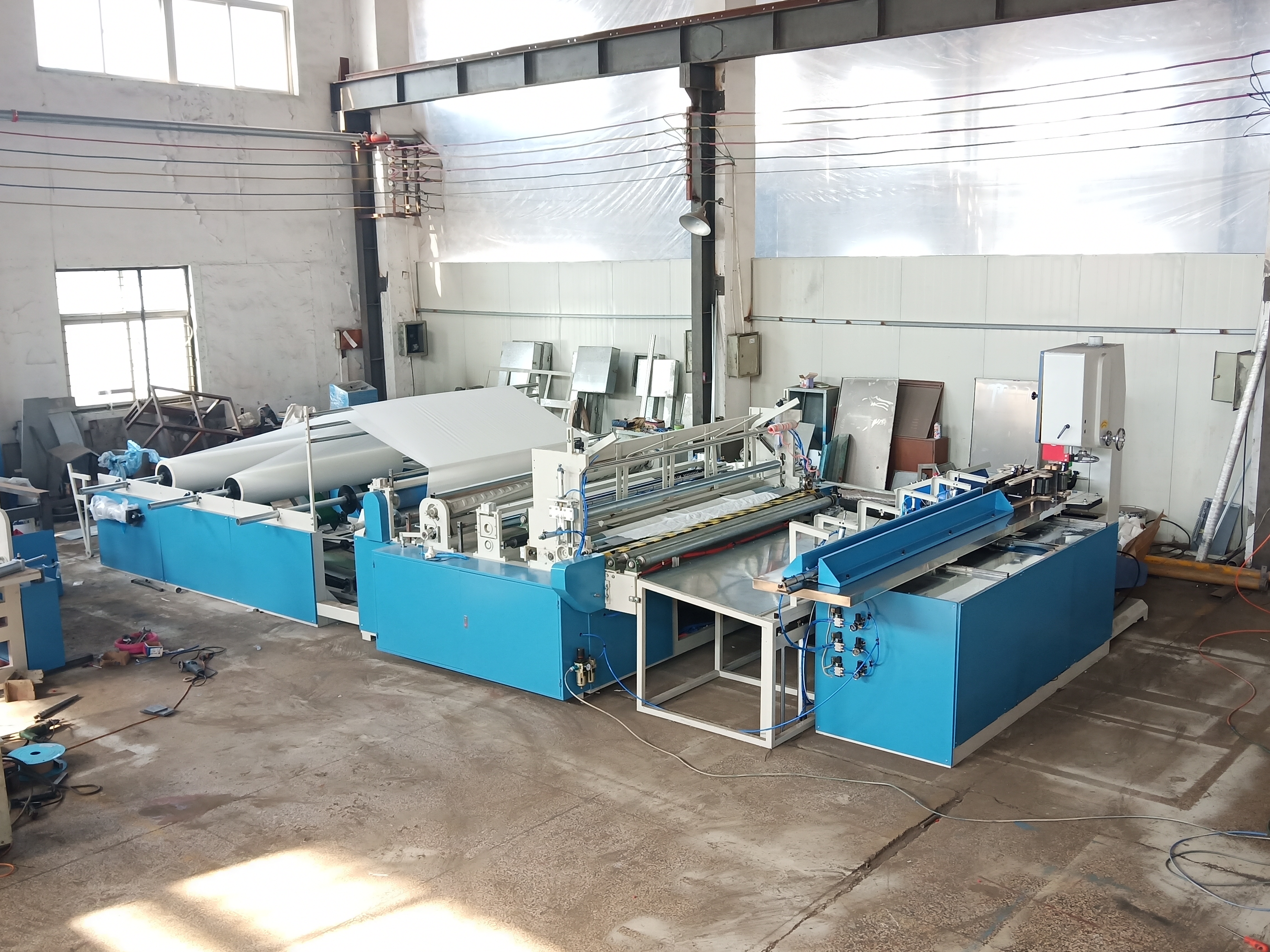 卫生纸加工设备 1880型卫生纸生产设备 小型餐巾纸机器设备 卷筒纸机