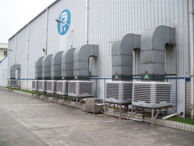 夏季铁皮棚厂房降温  移动式工业冷风机  水冷空调
