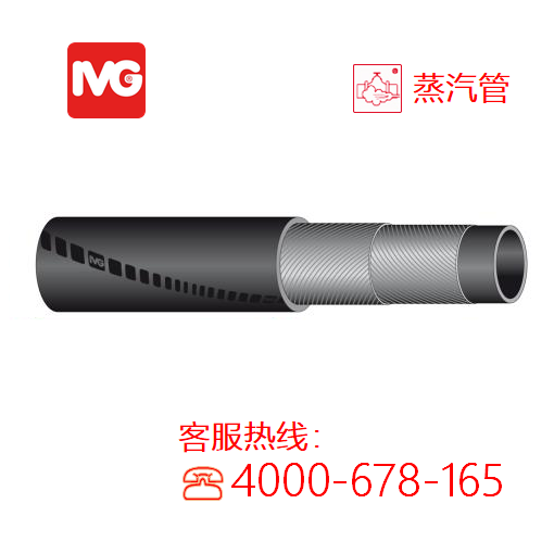 IVG蒸汽管 210℃外胶耐油蒸汽软管Vapofer EN 6134 意大利进口