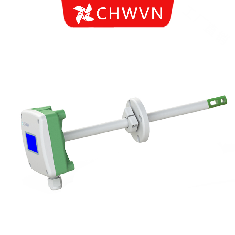 CHWVN且远 风速传感器 风温变送器 一体式管道测量高精度风速仪