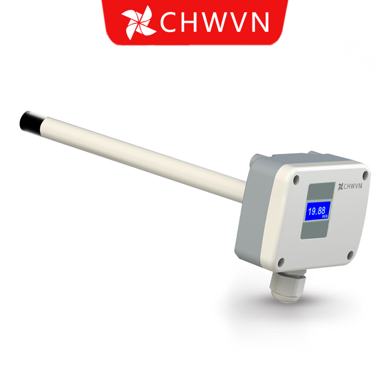 CHWVN且远 风速传感器 管道风速变送器 风量风速仪RS485 高精度