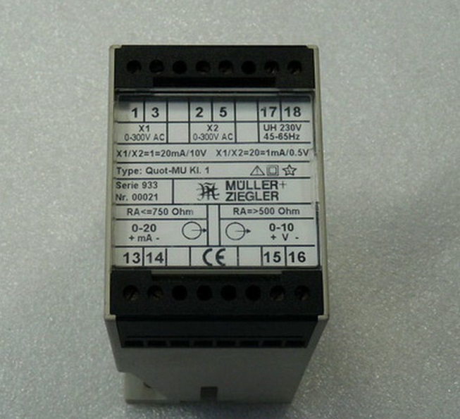 MULLER ZIEGLER电感器SW 6010 1600/1A, Klasse 0,5, 15VA