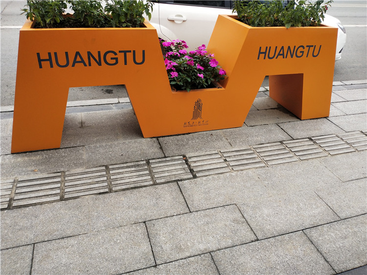 南京高架花箱_移动花箱厂家_步行街花箱