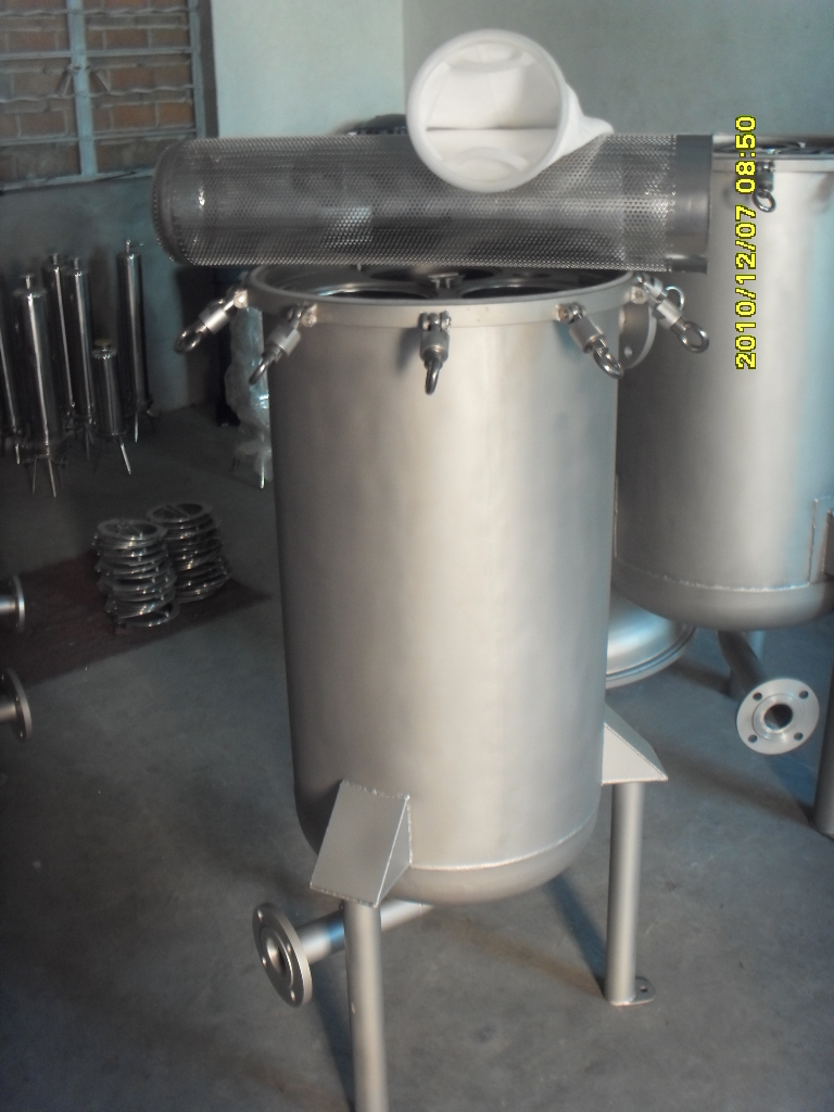 不锈钢袋式过滤器 多袋式过滤器 3P2S大通量过滤器 布袋式过滤器