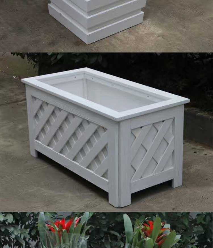 南京高低组合花箱_玻璃钢花箱厂家_pvc发泡花箱