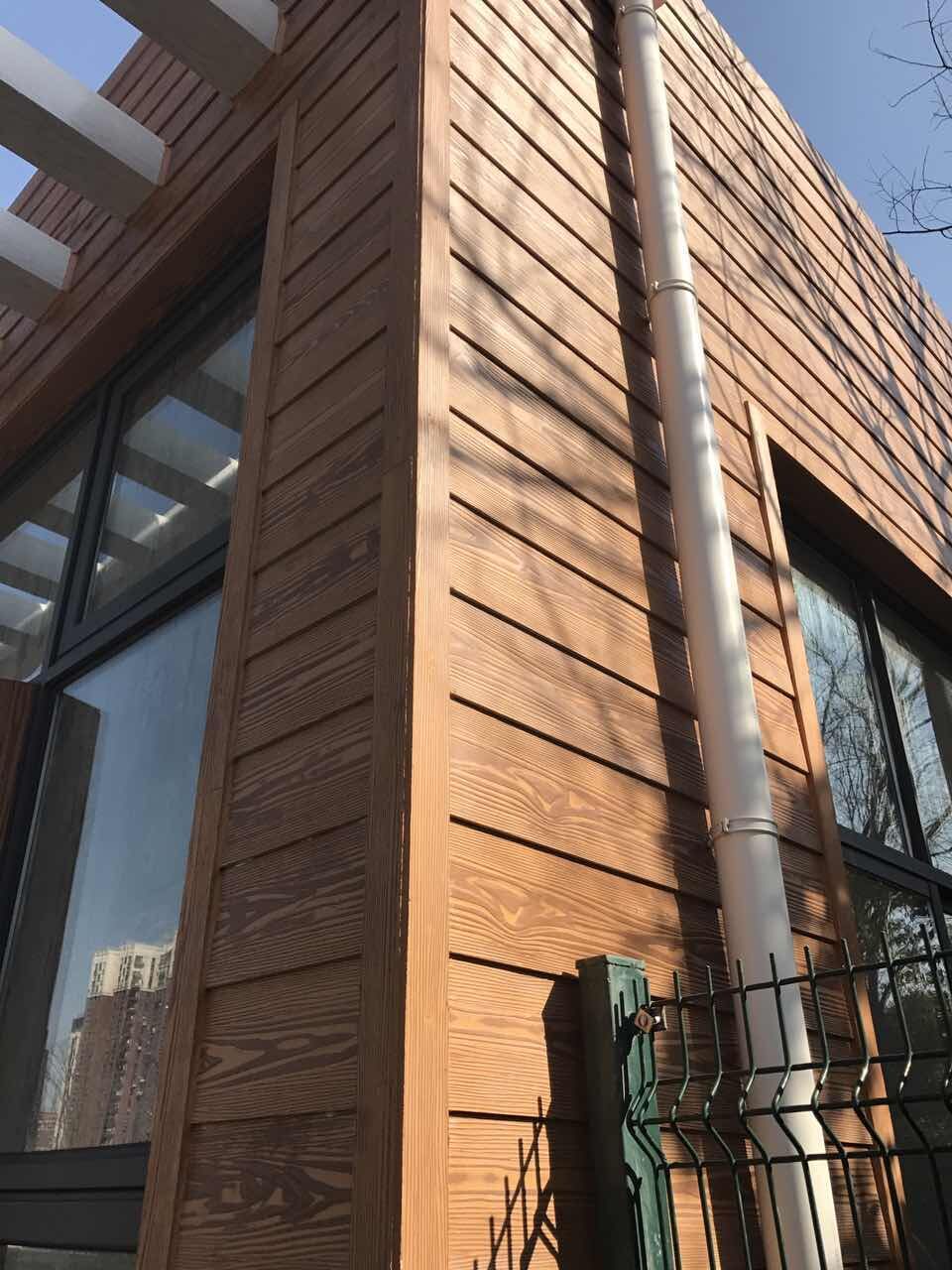 水泥木纹挂板水泥木纹板水泥仿木纹挂板水泥纤维仿木纹板