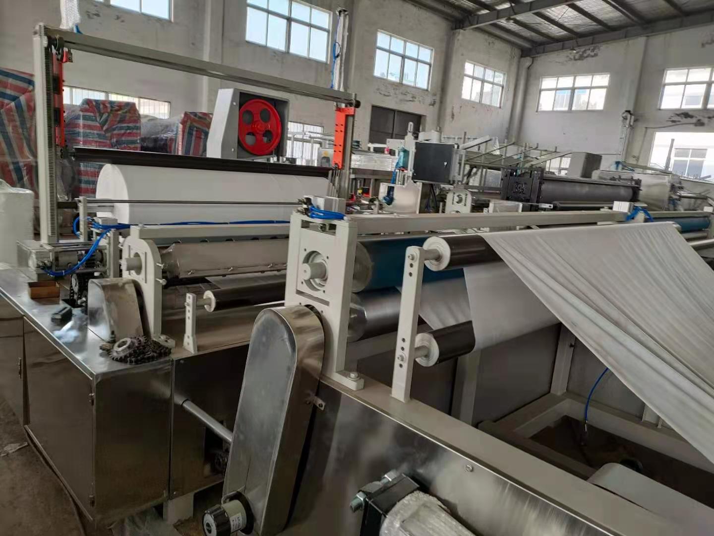 无纺布打线分切复卷机一次性卷状湿巾机器小型分切机