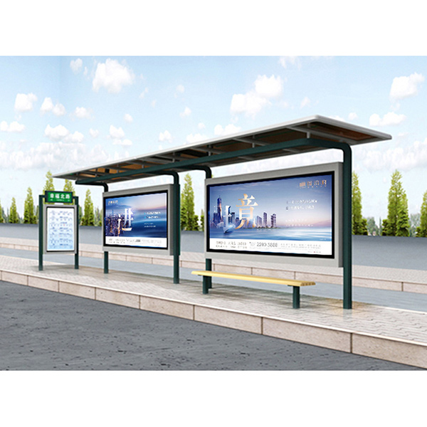 候车亭厂家不锈钢乡镇候车亭智能站牌