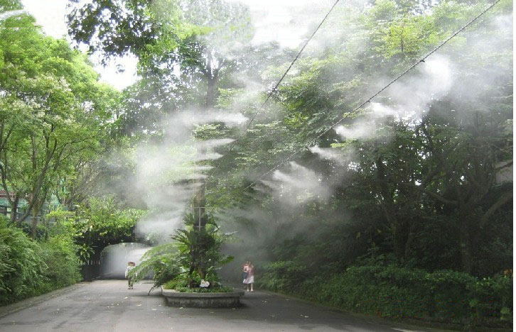 园林高压微雾加湿降温案例.jpg