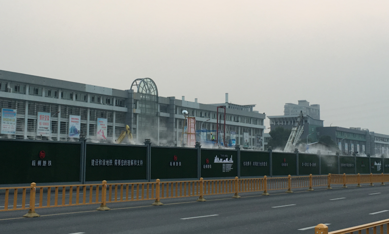 马路除尘雾化设备 道路喷雾降尘