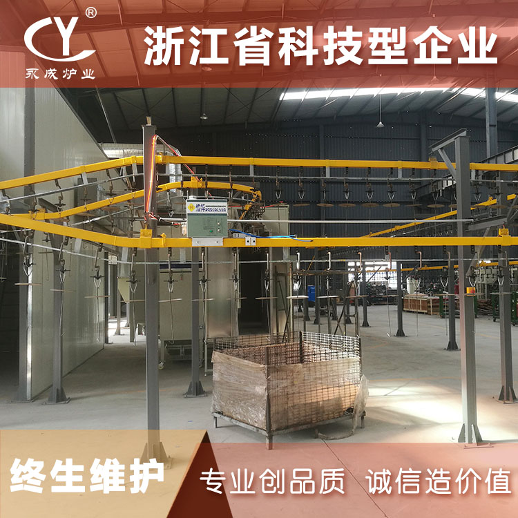 搪瓷锅烧成炉 搪瓷罐高温烧结炉 托锟式网带搪瓷烧结炉