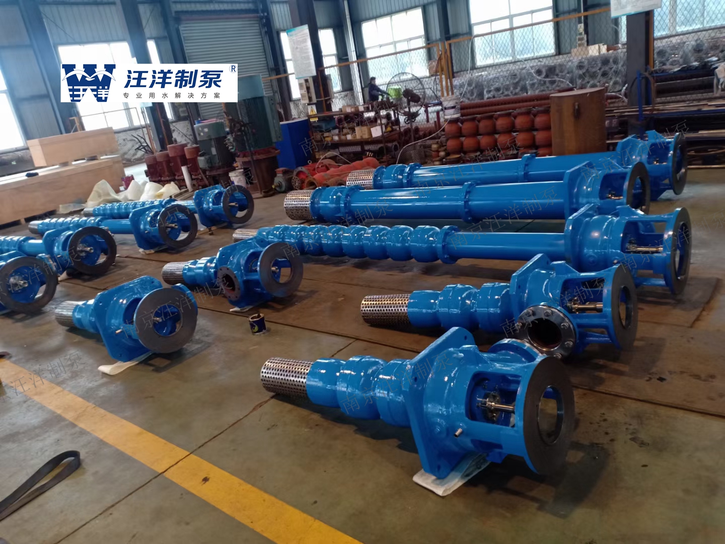 长轴泵立式优选南京汪洋制泵厂家直销长轴深井泵型号全性能稳