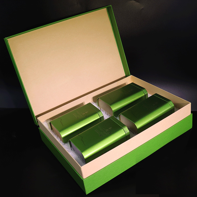 品质优秀 霍山黄芽高山黄茶抱儿钟秀礼盒 茶叶包装 茶叶盒包装生产