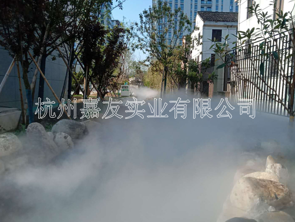 景区喷雾降温设备 人造雾景观系统