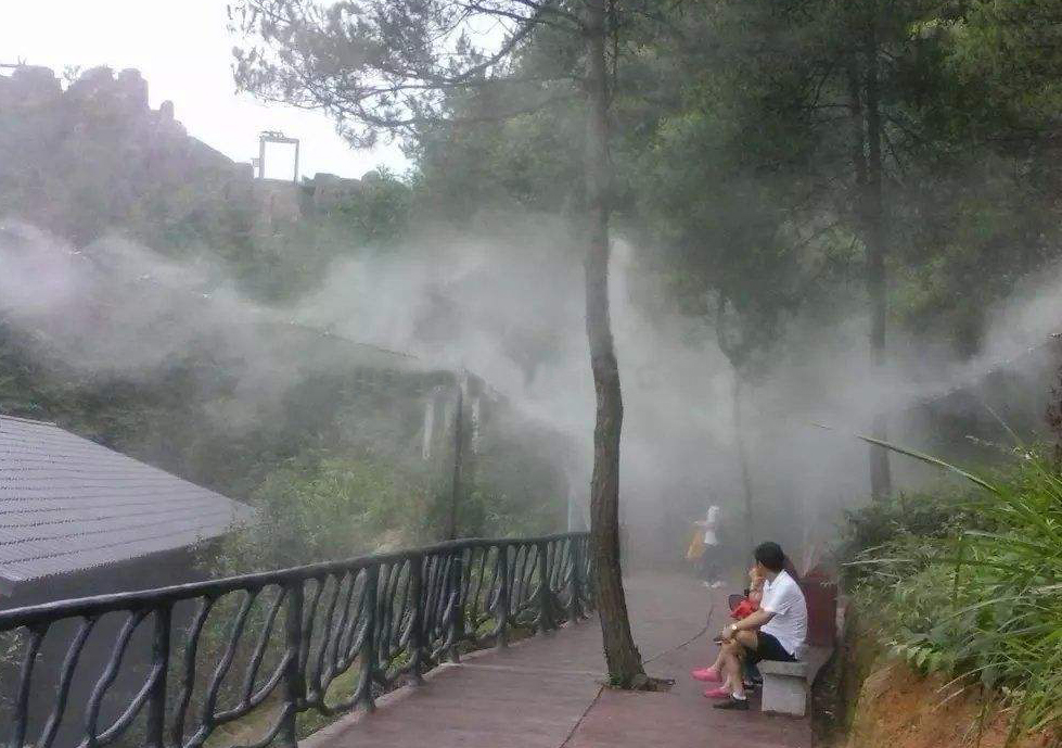 园林喷雾设备价格 景观造雾机降温系统