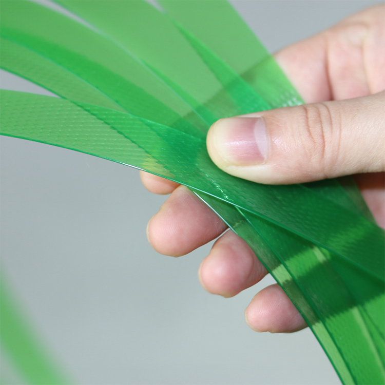 手工绿色塑钢带打包带 打包塑料手工编织条 生产厂家 宏发