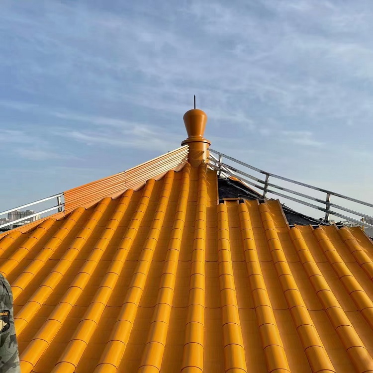 园林景观金属瓦 仿古瓦 金属筒瓦 铝镁锰筒瓦