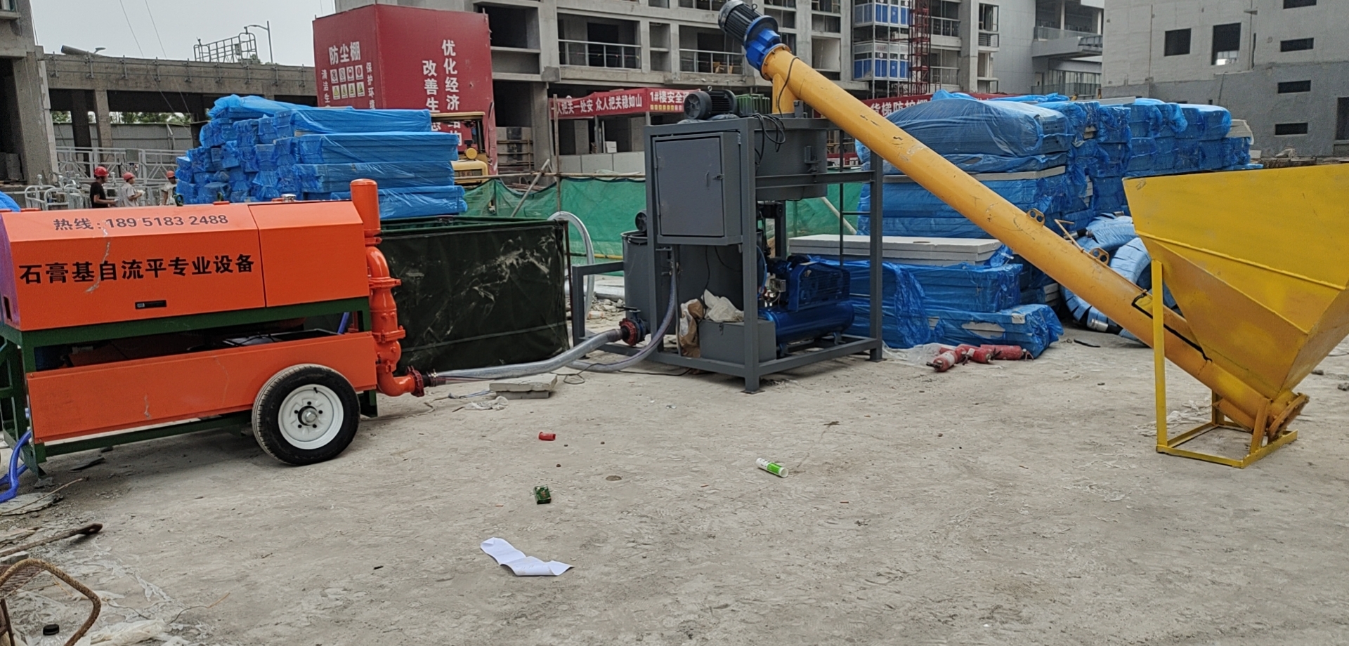 自流平输送设备厂家直销大型自流平输送设备售后无忧