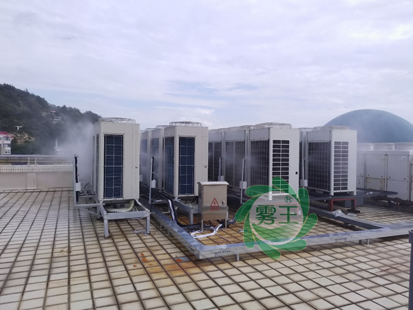 空调外机雾化降温装置 高压造雾系统 喷雾降温设备