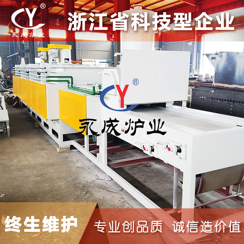 小型连续式紧固件热处理网带炉 网带炉五金件淬火回火炉 标准件调质网带炉