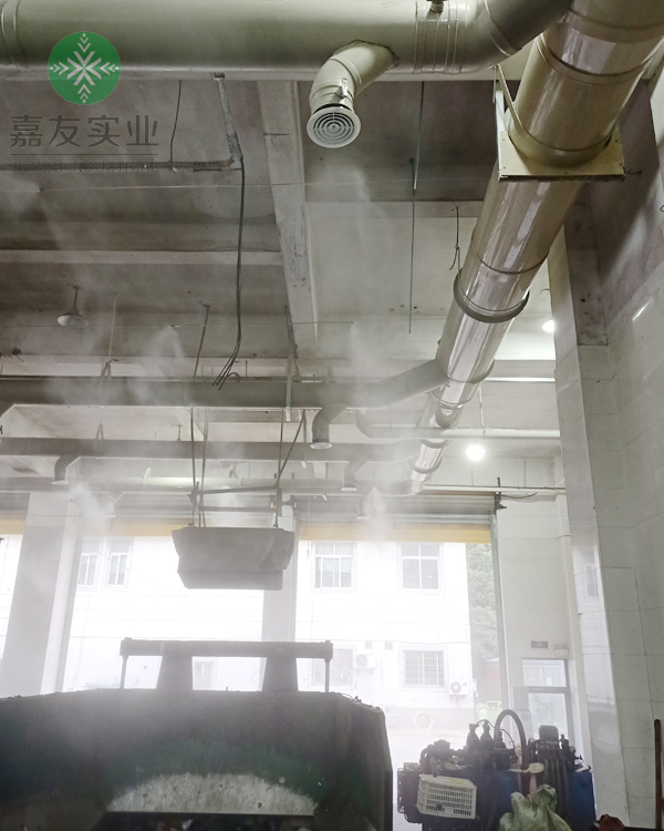 高压喷雾除臭消毒系统 垃圾中转站异味处理解决方案