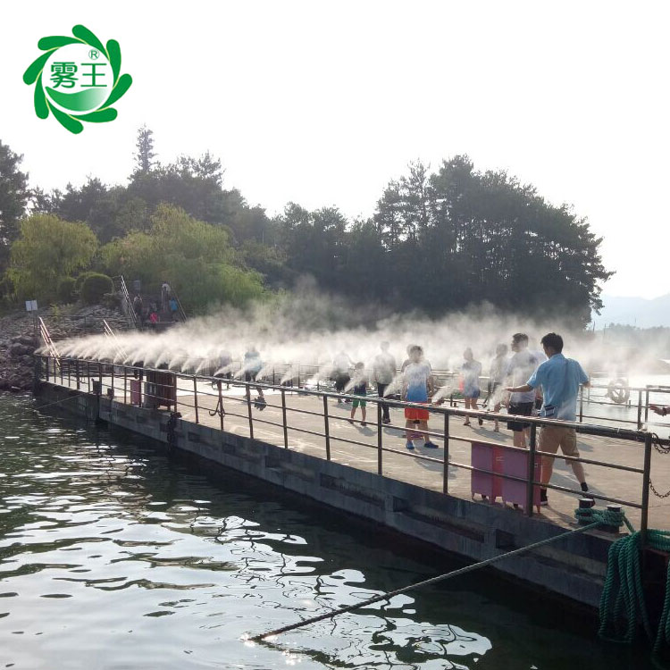 露天广场喷雾降温 大型场所喷雾设备 休闲区景观造雾系统