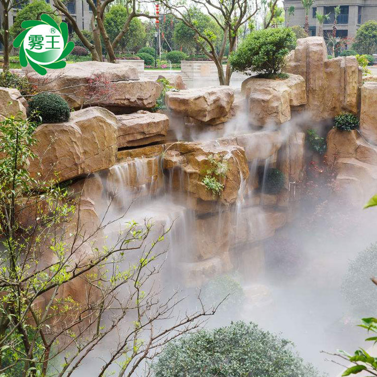 旅游景区水渠池塘喷雾造景 雾森系统 造雾降温多功能设备