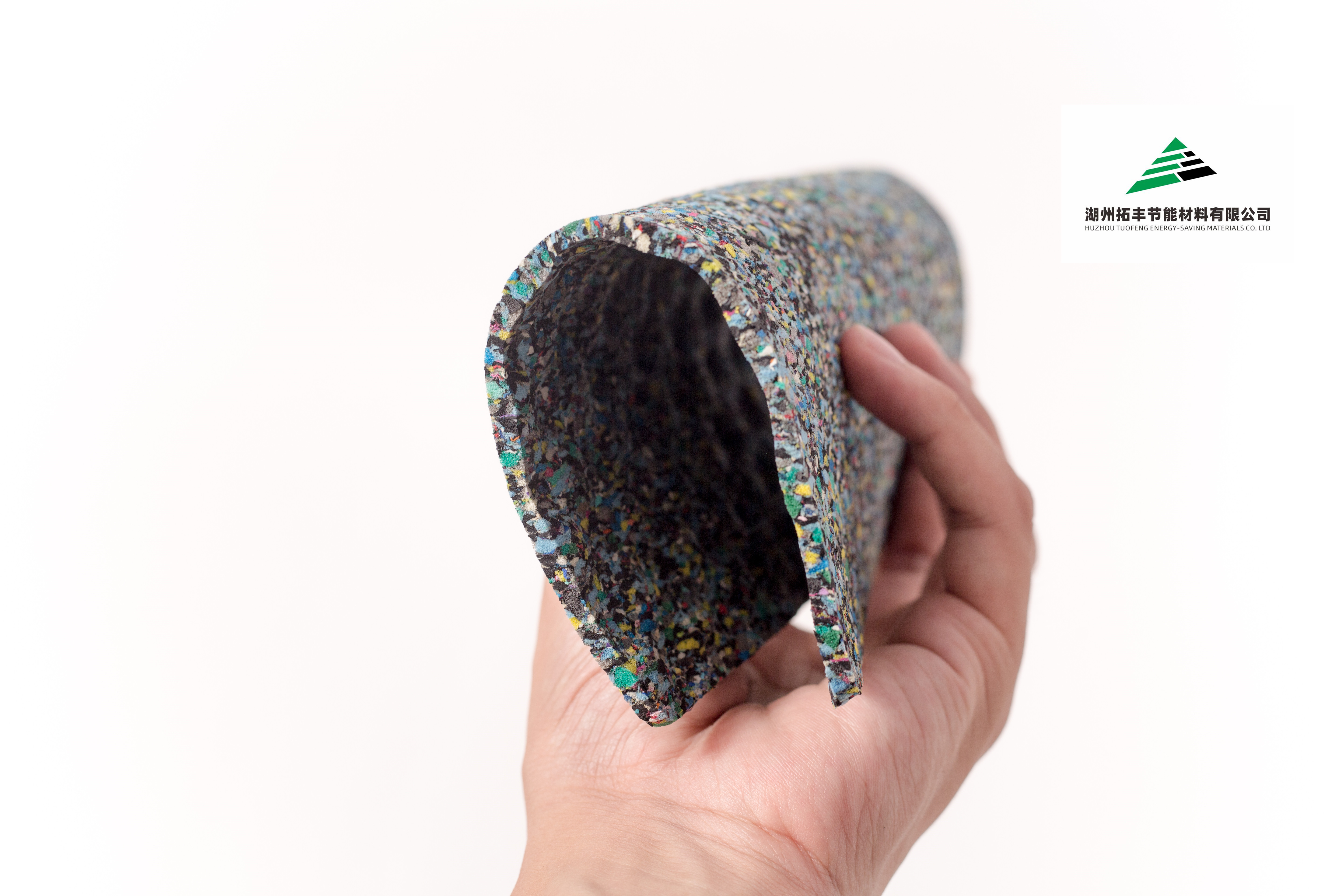 5mm聚氨酯橡胶颗粒隔声垫 5厚浮筑楼板隔音降噪五星级酒店 选用拓丰