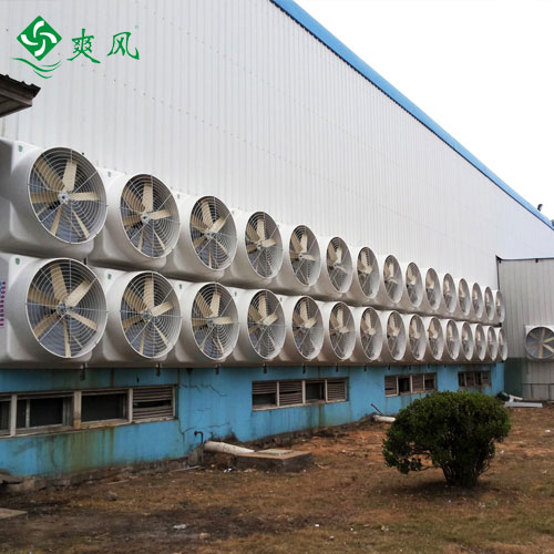 服装厂通风降温设备 湿帘风机降温 厂房降温换气设计方案