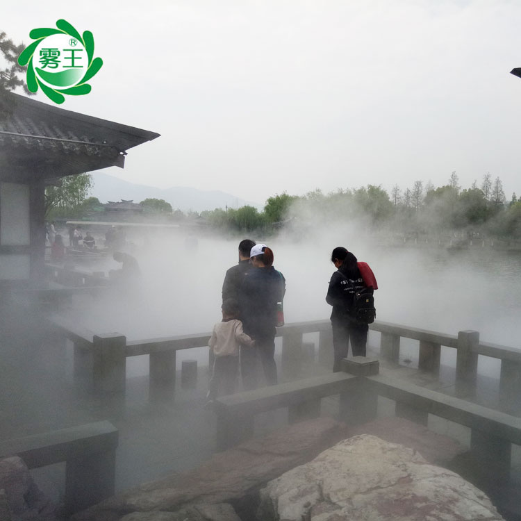 景观人造雾系统组成 水雾造景设备 雾森系统生产厂家