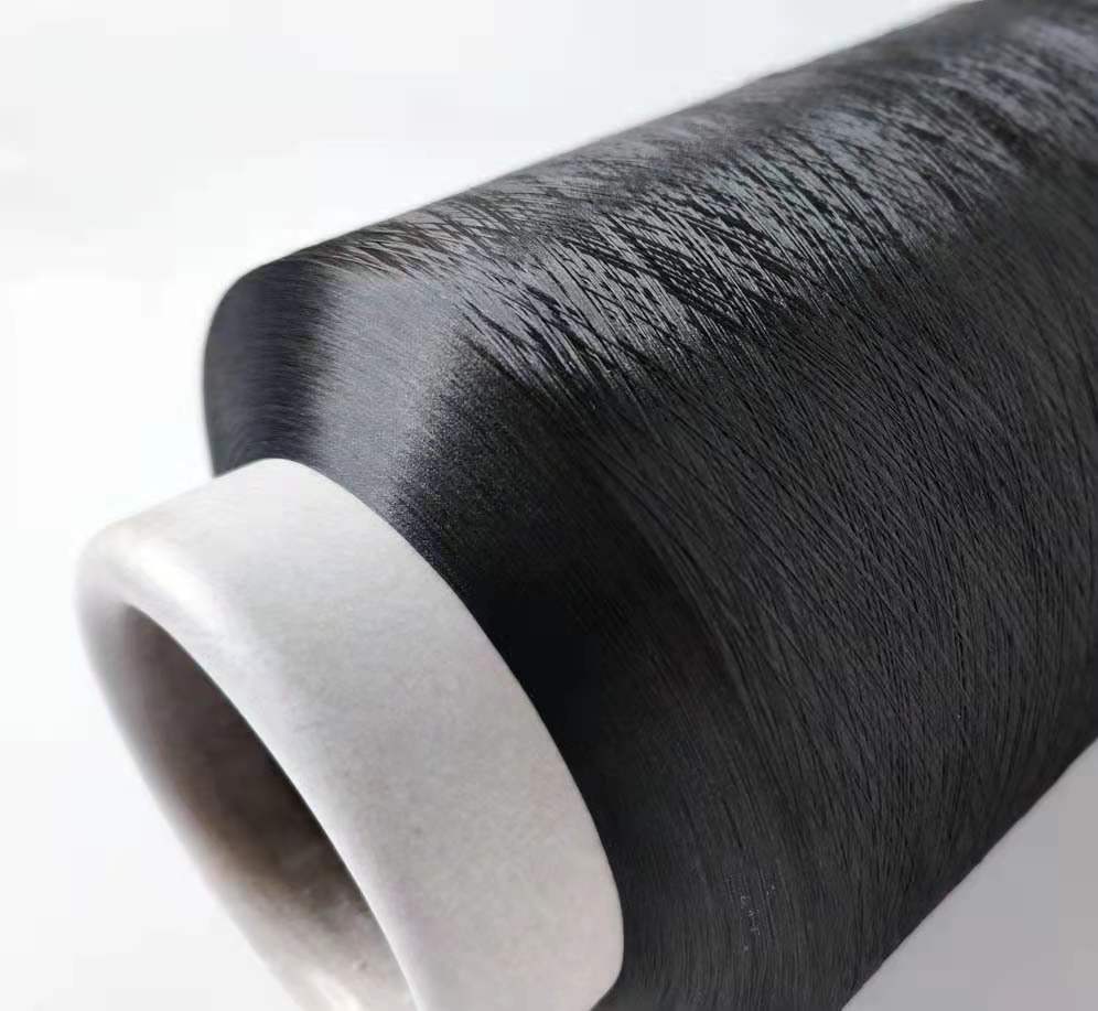 永兴化纤厂家直销，涤纶纤维，32S黑仿棉，用途广泛，用于圆机，服装等