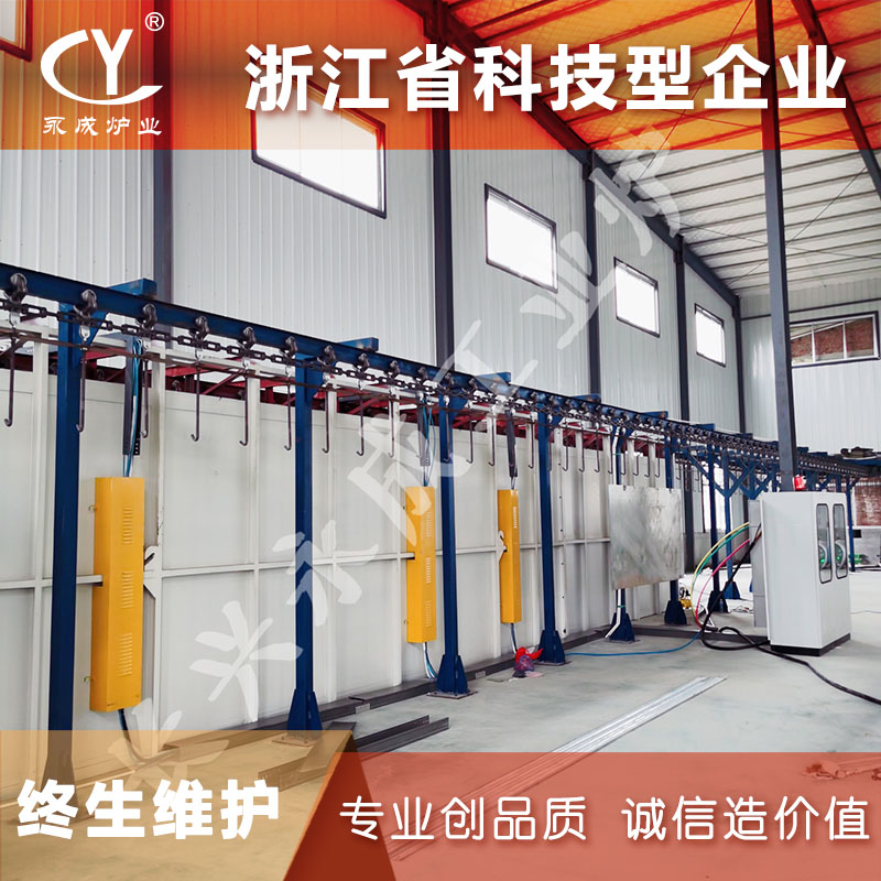 湖州搪瓷污水板烧结炉 悬挂式钢板搪瓷烧结炉 搪瓷水箱烧结炉