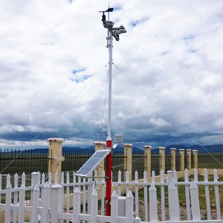小型气象站 校园室外气候监测 温湿度雨量风速 学校气象仪 农业气象站 可选4要素 5要素 6要素 8要素 10要素