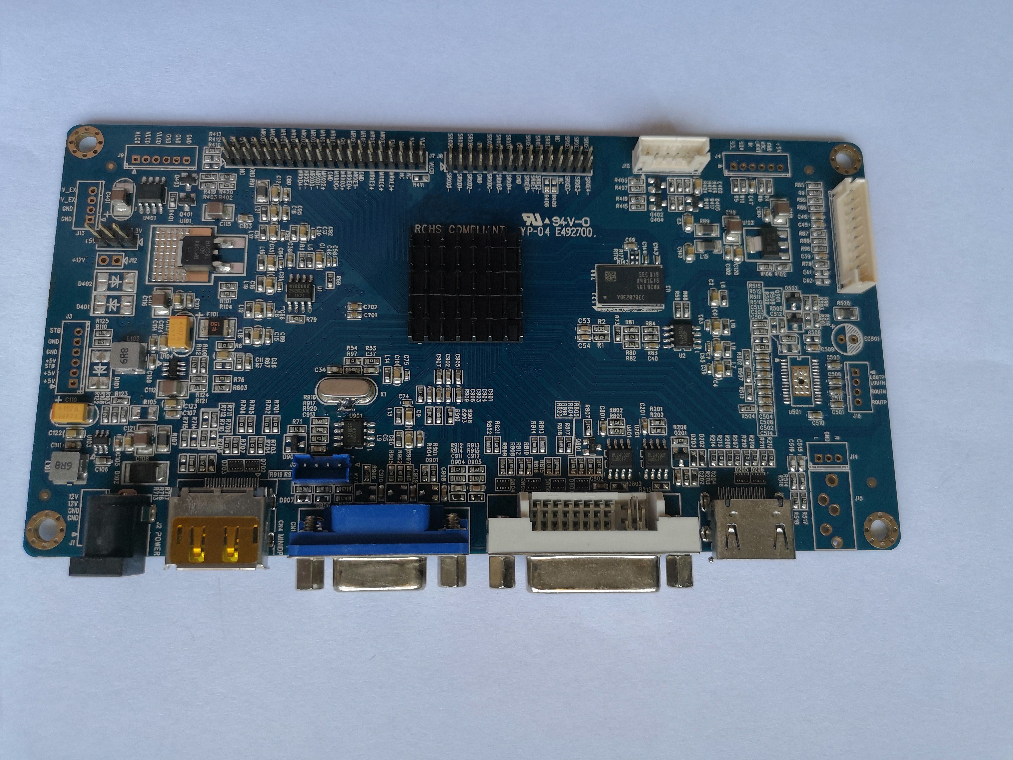 PL1703-58G DVI环出VGA液晶驱动板 工业驱动板