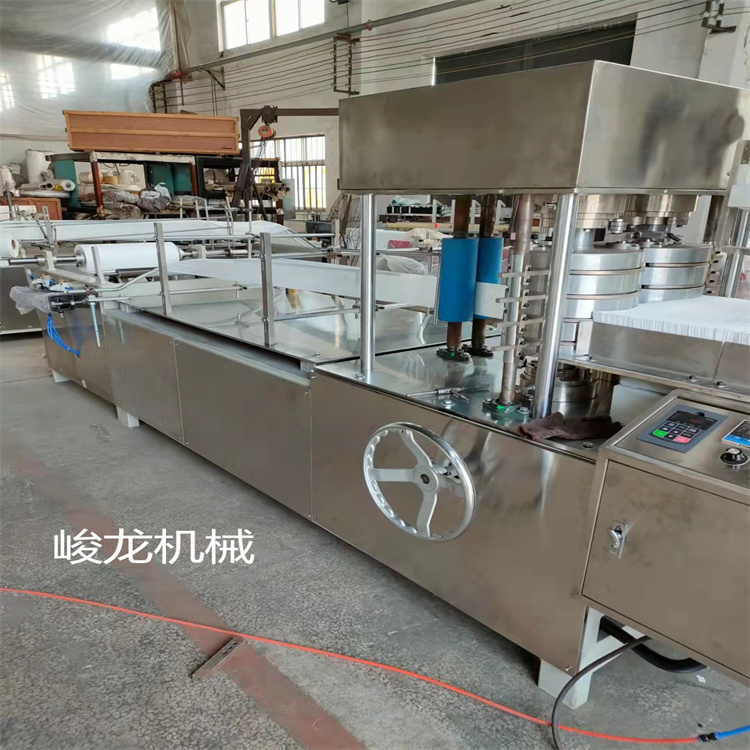 全自动无纺布浴巾毛巾折叠机 生产一次性足浴擦拭布设备