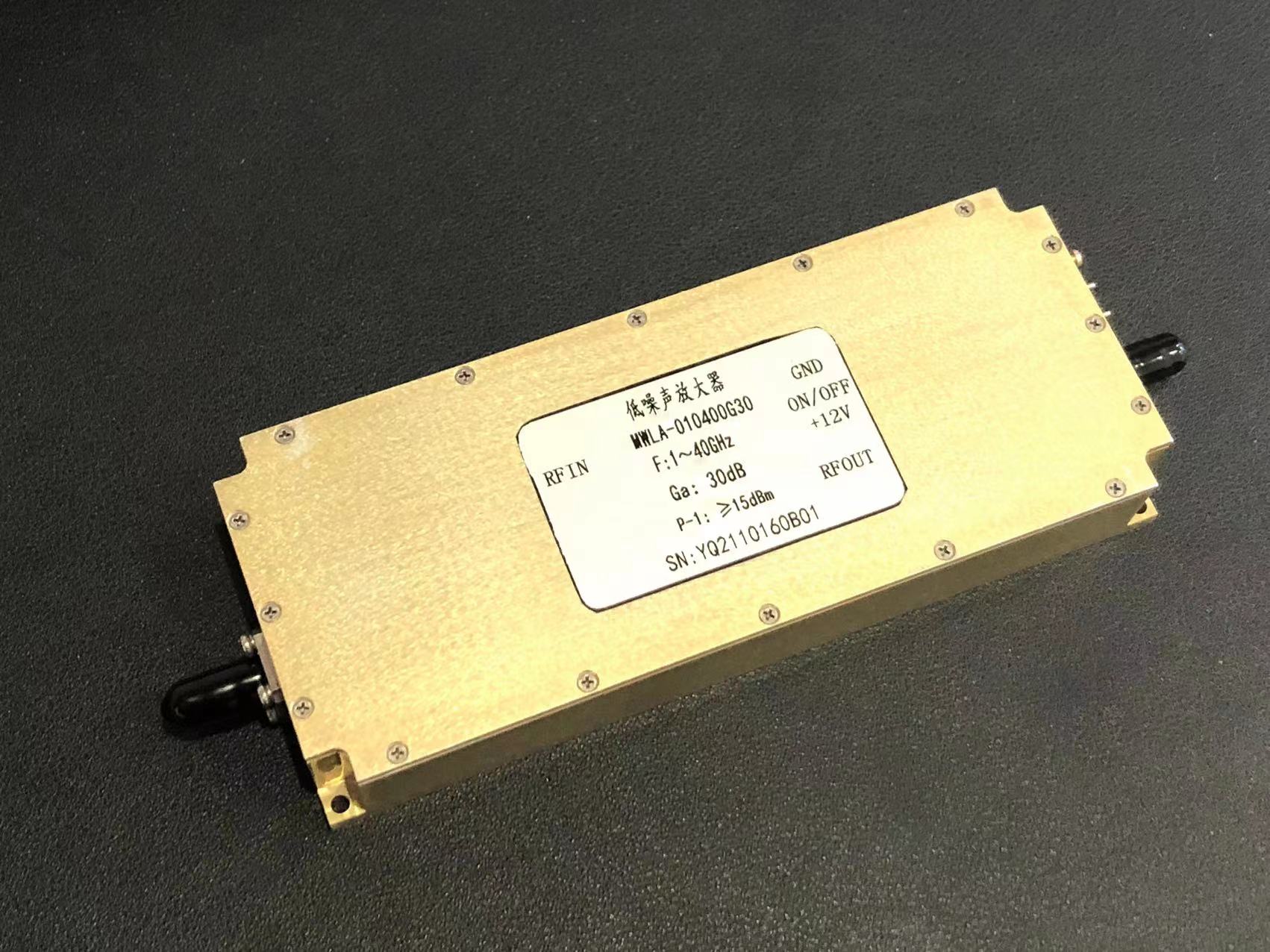 南京全波电子MWLA-000500G38  国产低噪声放大器  低噪声放大器模块  卫星信号放大器 微波暗室放大器