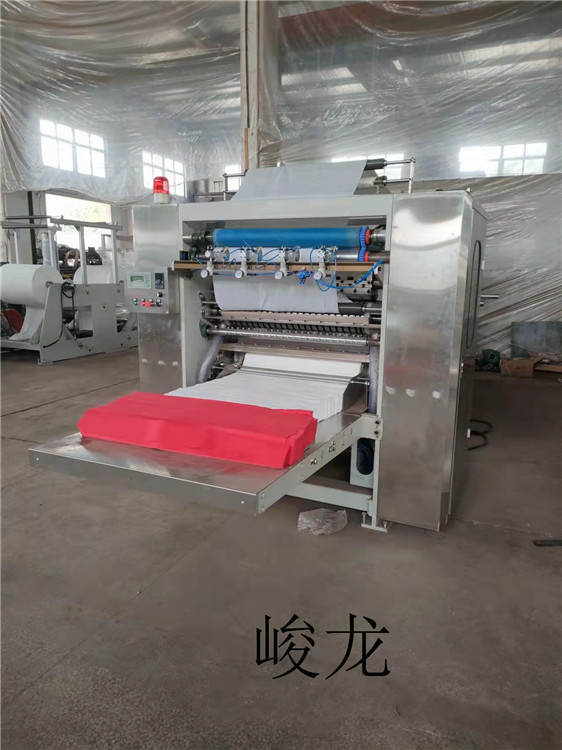 工厂直销 全自动JL-C850型一次性棉柔巾生产线 无纺布美容洗脸巾设备厂家