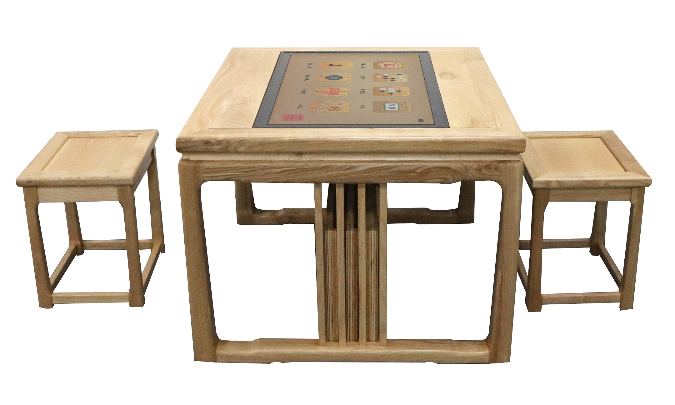 国际象棋，斗兽棋，国际跳棋，蛇棋AI电子棋牌桌43寸触摸屏