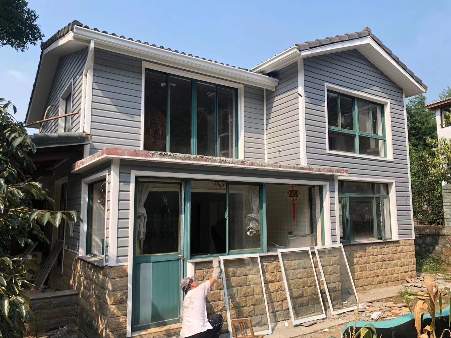 柳州pvc外墙挂板装饰板扣板定制长度