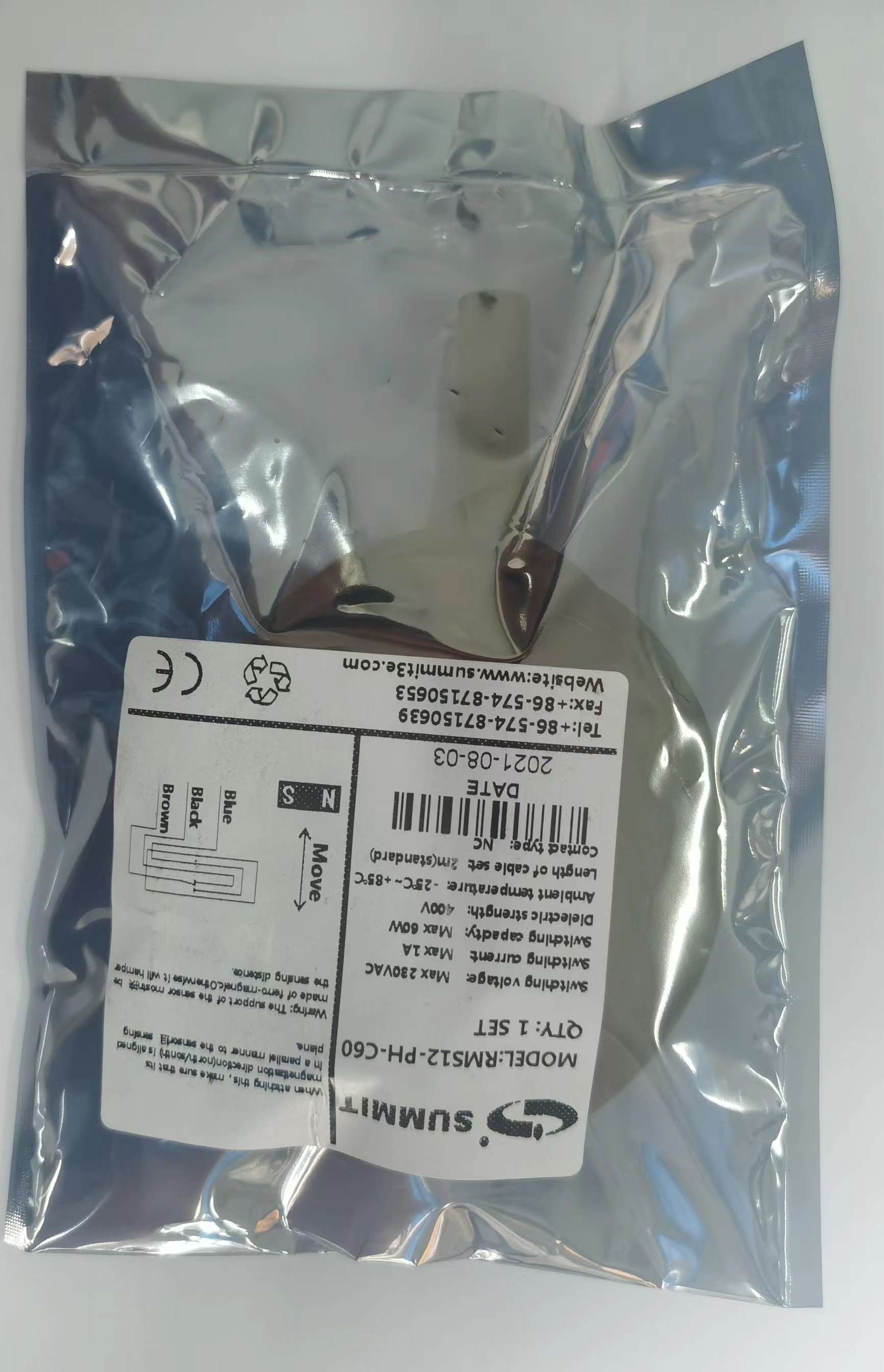 SUMMIT-RMS12-PH-C60常闭磁开关-批发价