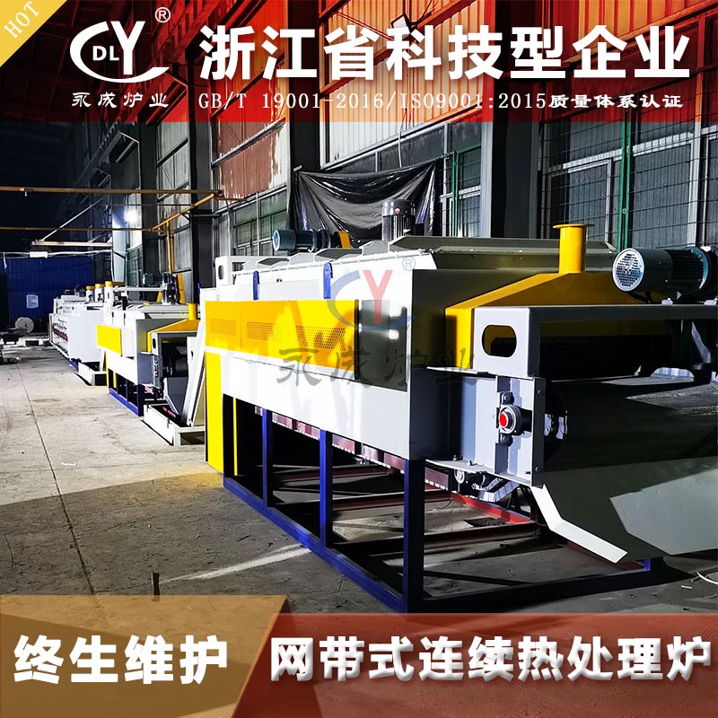 浙江气氛网带炉 无氧化淬火热处理网带炉