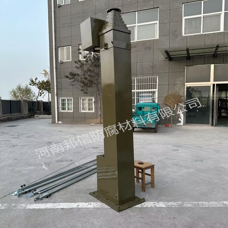 应急救援车载升降照明灯支撑杆 通讯车监控照明伸缩杆防雷升降避雷针