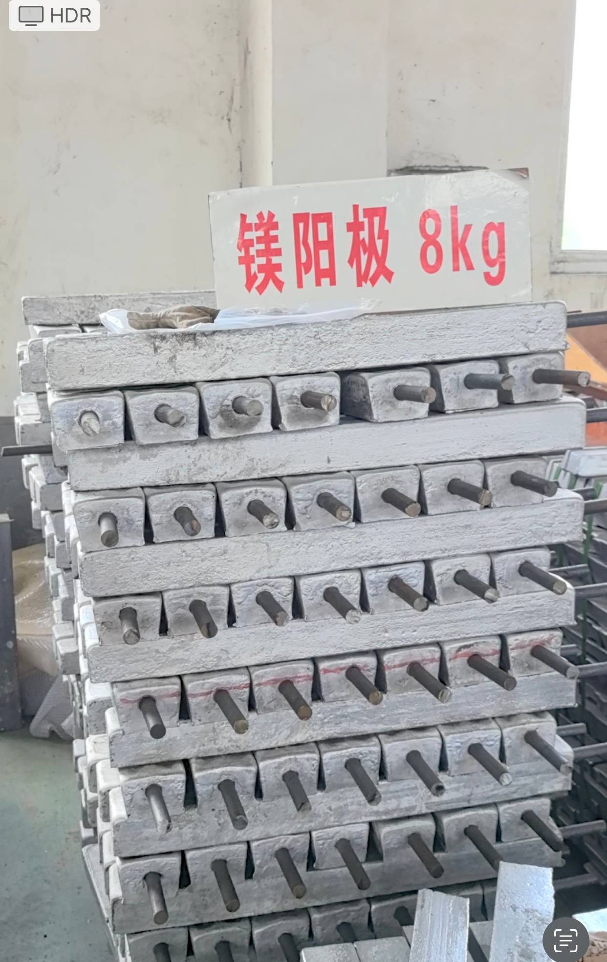 50立方油站储罐防腐蚀 镁锰合金牺牲阳极MG-22镁合金牺牲阳极包