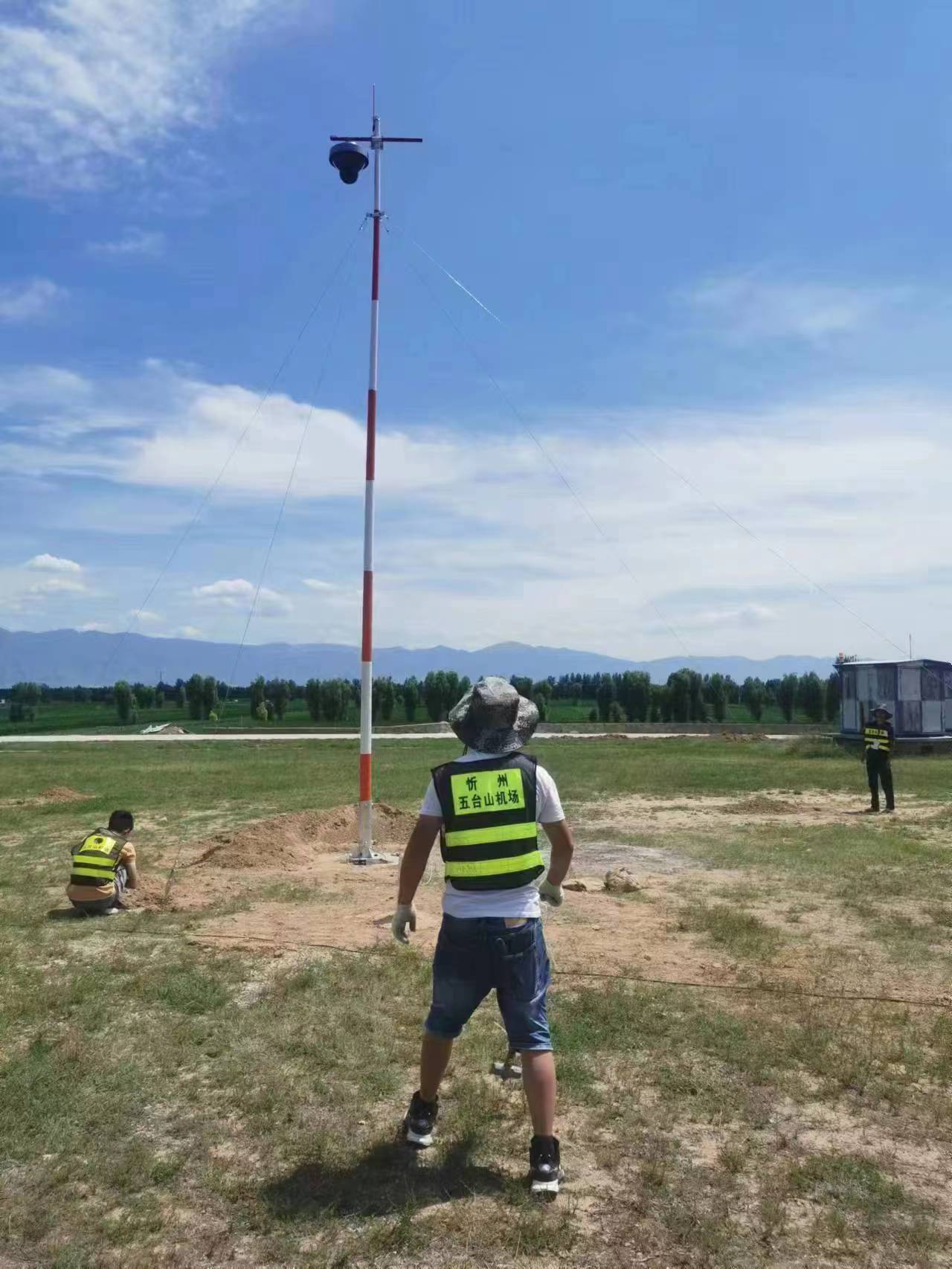 玻璃钢易折易碎杆4米 机场易折易碎杆 气象台透波型玻璃钢避雷针