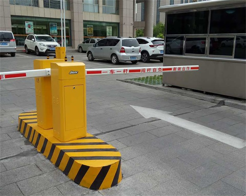 小区门禁起落杆道闸栏杆 停车场道闸栏杆 车库道闸栏杆 车库自动识别